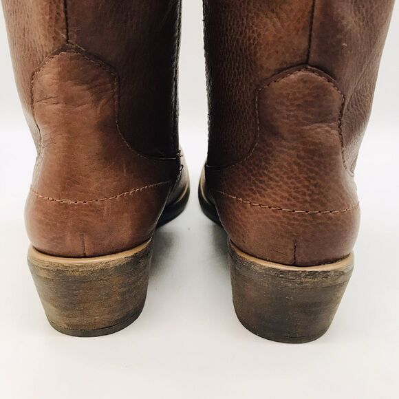 Franco Fortini Winchester Boots Women's 6.5M Brown Leather Knee High Equestrian - Picture 6 of 11